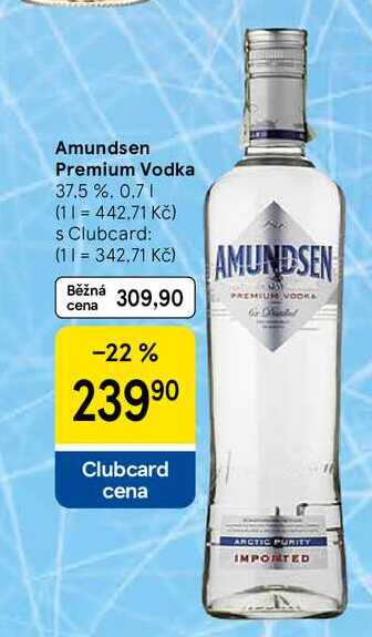 Amundsen Premium Vodka 37.5%, 0.7 l