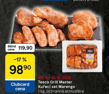 Tesco Grill Master Kuřecí set Marengo, 1 kg
