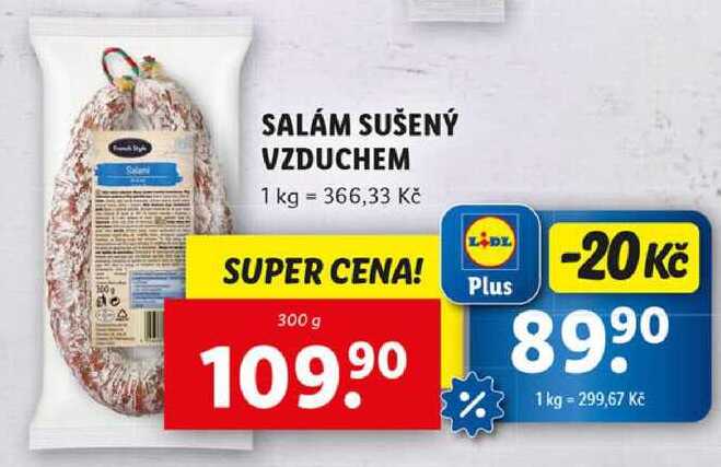 SALÁM SUŠENÝ VZDUCHEM, 300 g