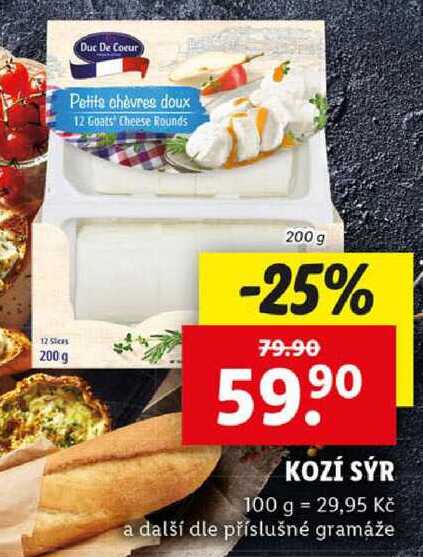Kozí sýr, 200 g