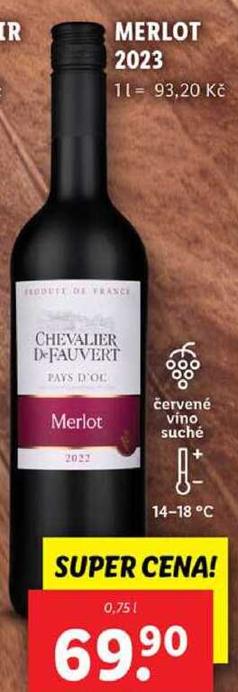MERLOT 2023, 0,75 l