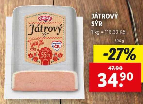JÁTROVÝ SÝR, 300 g
