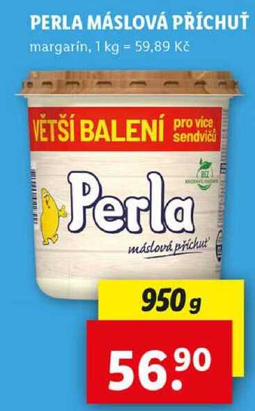 PERLA MÁSLOVÁ PŘÍCHUŤ, 950 g