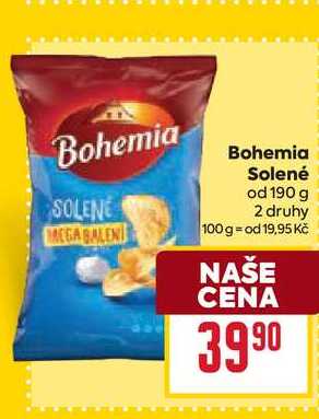 Bohemia Solené od 190 g