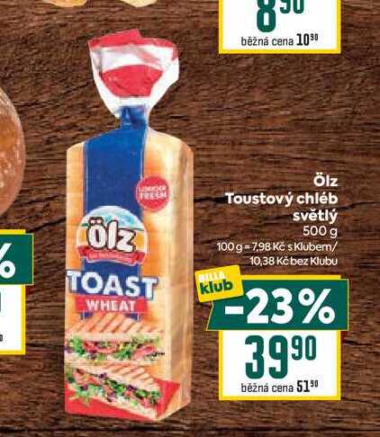 Ölz Toustový chléb světlý 500 g