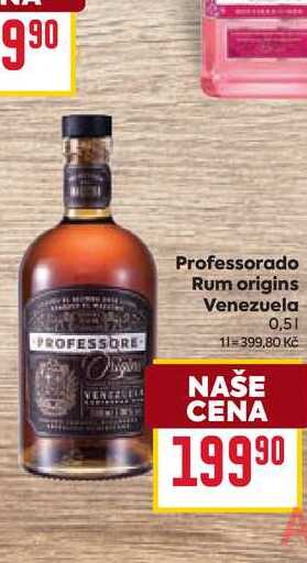 Professorado Rum origins Venezuela 0,5l