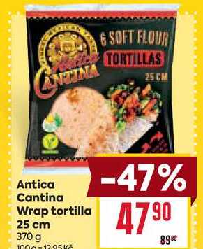 Antica Cantina Wrap tortilla 25 cm 370 g 