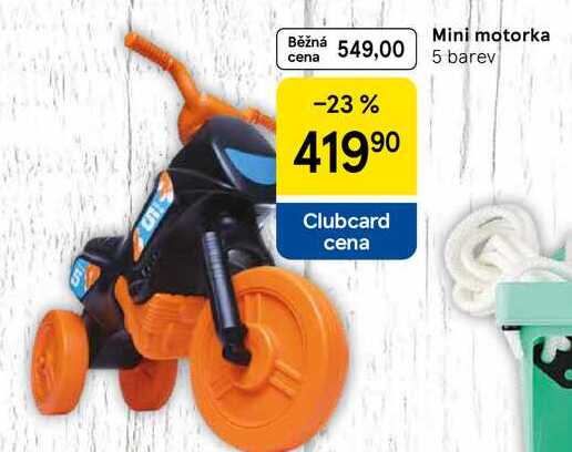 Mini motorka 5 barev