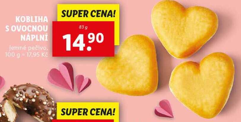KOBLIHA S OVOCNOU NÁPLNÍ, 83 g