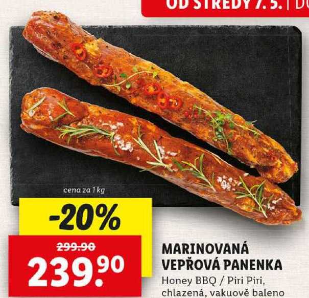 MARINOVANÁ VEPŘOVÁ PANENKA, cena za 1 kg