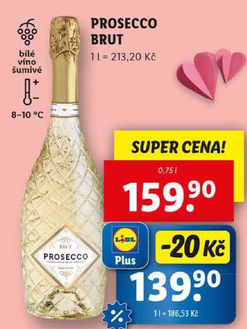 PROSECCO BRUT, 0,75 l
