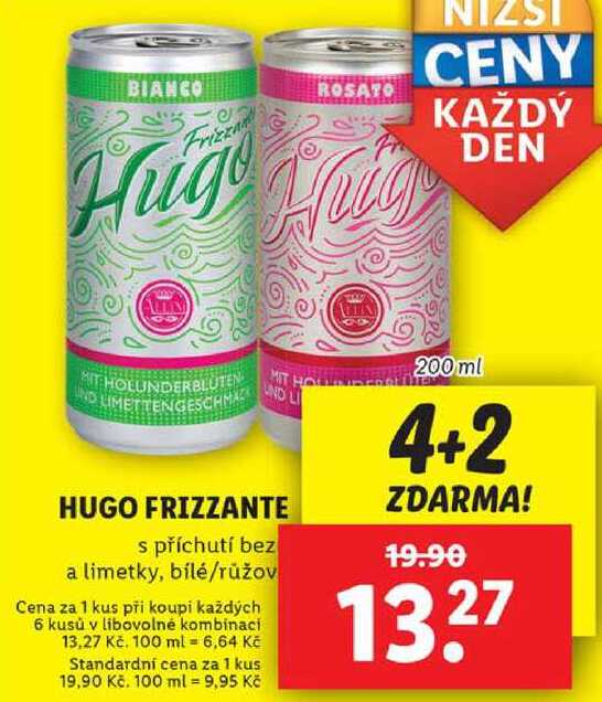 HUGO FRIZZANTE, 200 ml