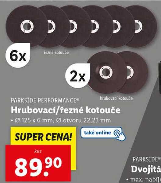 Hrubovací/řezné kotouče 
