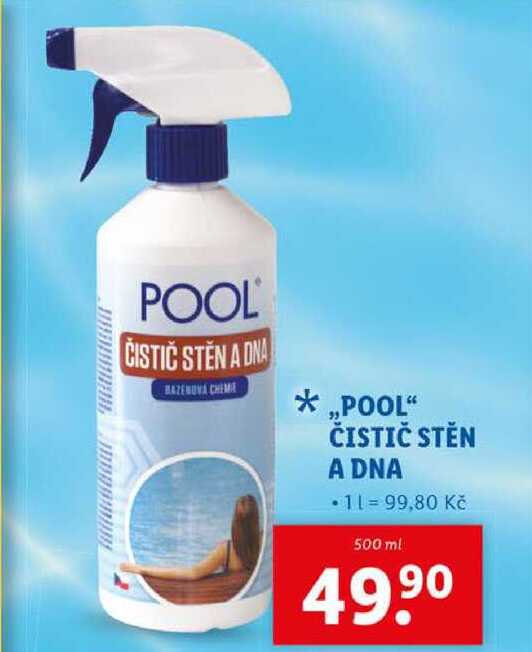 ,,POOL" ČISTIČ STĚN A DNA, 500 ml