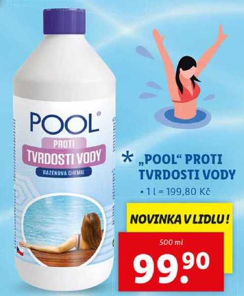 ,,POOL" PROTI TVRDOSTI VODY, 500 ml