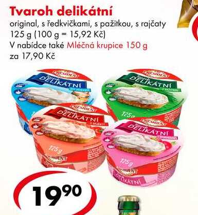 Tvaroh delikátní, 125 g
