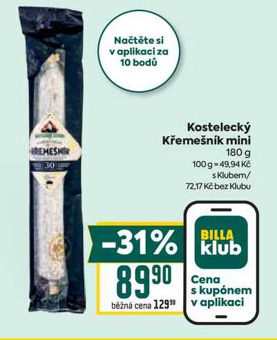 Kostelecký Křemešník mini 180 g 