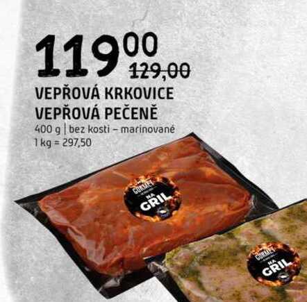Vepřová krkovice vepřová pečeně 400g