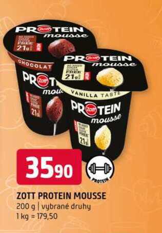 Zott protein mousse 200 g vybrané druhy 