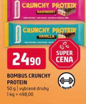 Bombus crunchy protein 50 g vybrané druhy