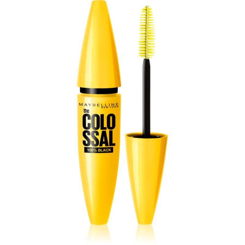 MAYBELLINE NEW YORK The Colossal 100% Black řasenka odstín Black 10.7 ml