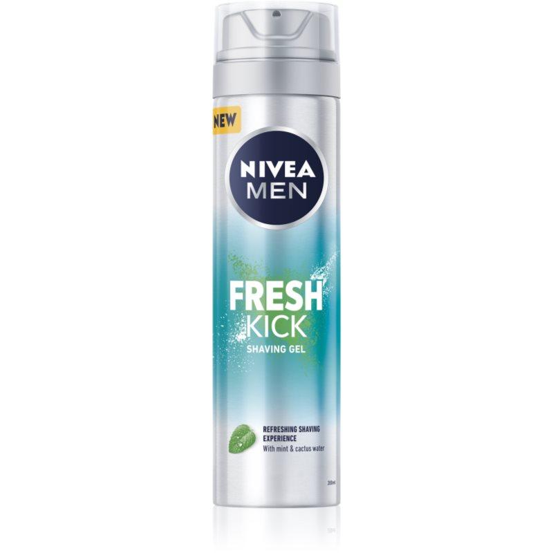 NIVEA MEN Fresh Kick gel na holení pro muže 200 ml