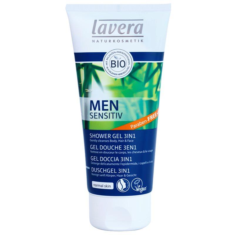 Lavera Men Sensitiv sprchový gel 3 v 1 200 ml