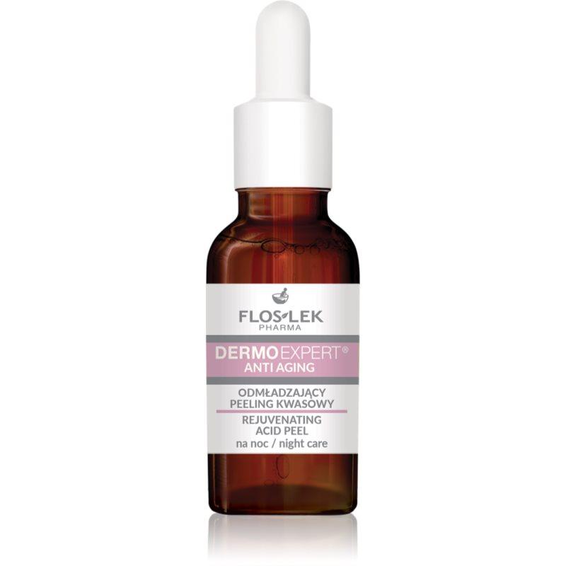 FlosLek Pharma DermoExpert Acid Peel omlazující noční péče s exfoliačním účinkem 30 ml