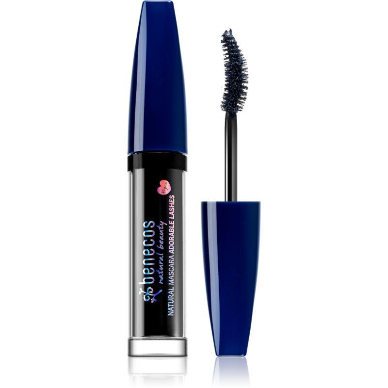Benecos Natural Beauty řasenka pro objem a natočení řas s vitamínem E odstín Deep Ocean 5.5 ml