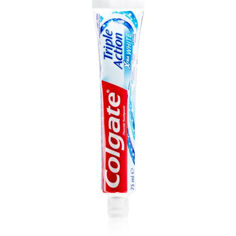 Colgate Triple Action Xtra White bělicí zubní pasta s fluoridem 75 ml