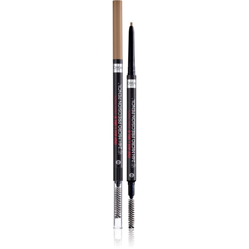 L’Oréal Paris Infaillible Brows tužka na obočí odstín 8.0 Light Cool Blonde 1,2 g