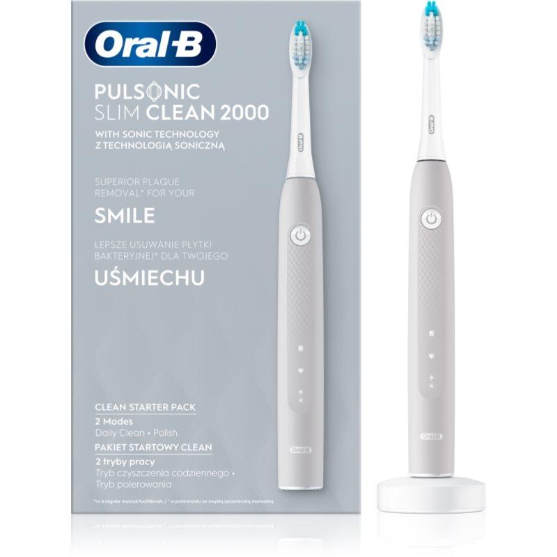 Oral B Pulsonic Slim Clean 2000 Grey sonický zubní kartáček 1 ks