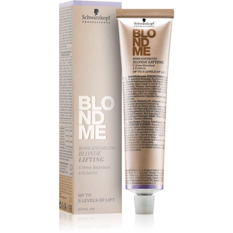 Schwarzkopf Professional Blondme Lifting zesvětlující krém pro blond vlasy odstín Ice-Irisé 60 ml