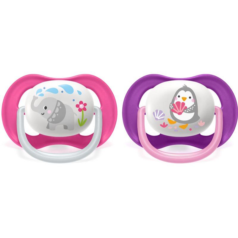 Philips Avent Ultra Air SCF080/08 6-18 m dudlík Girl 2 ks