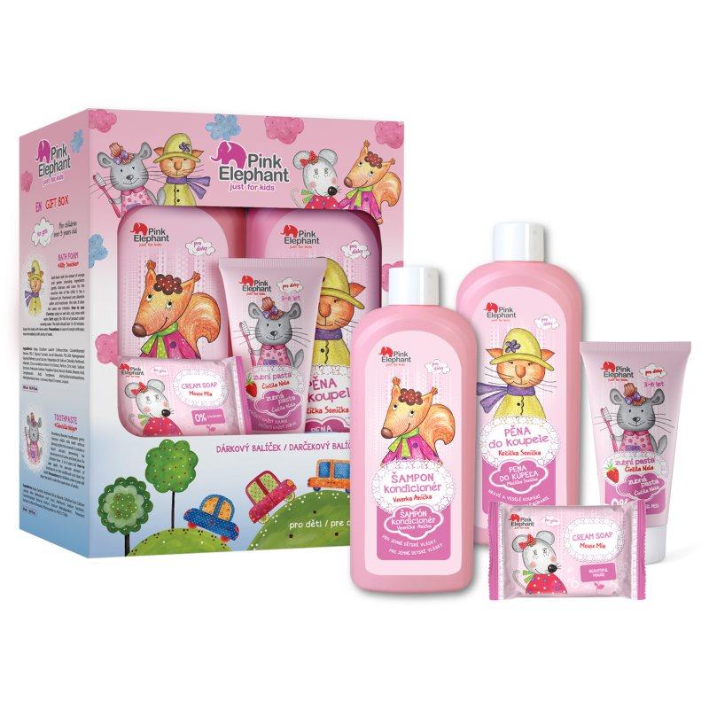Pink Elephant Girls dárková sada pro děti Mouse Mia