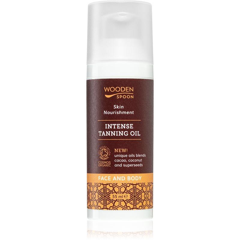WoodenSpoon Skin Nourishment pečující tělový olej pro intenzivní opálení 50 ml