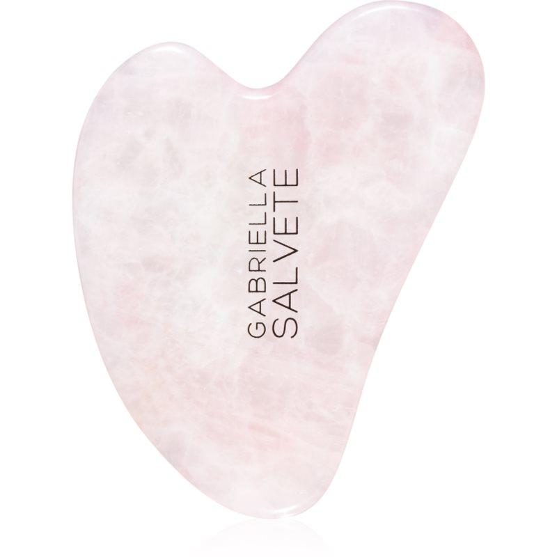 Gabriella Salvete Gua Sha Rose Quartz masážní pomůcka na obličej 1 ks
