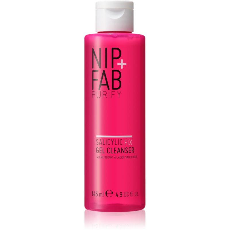 NIP+FAB Salicylic Fix čisticí gel na obličej 145 ml