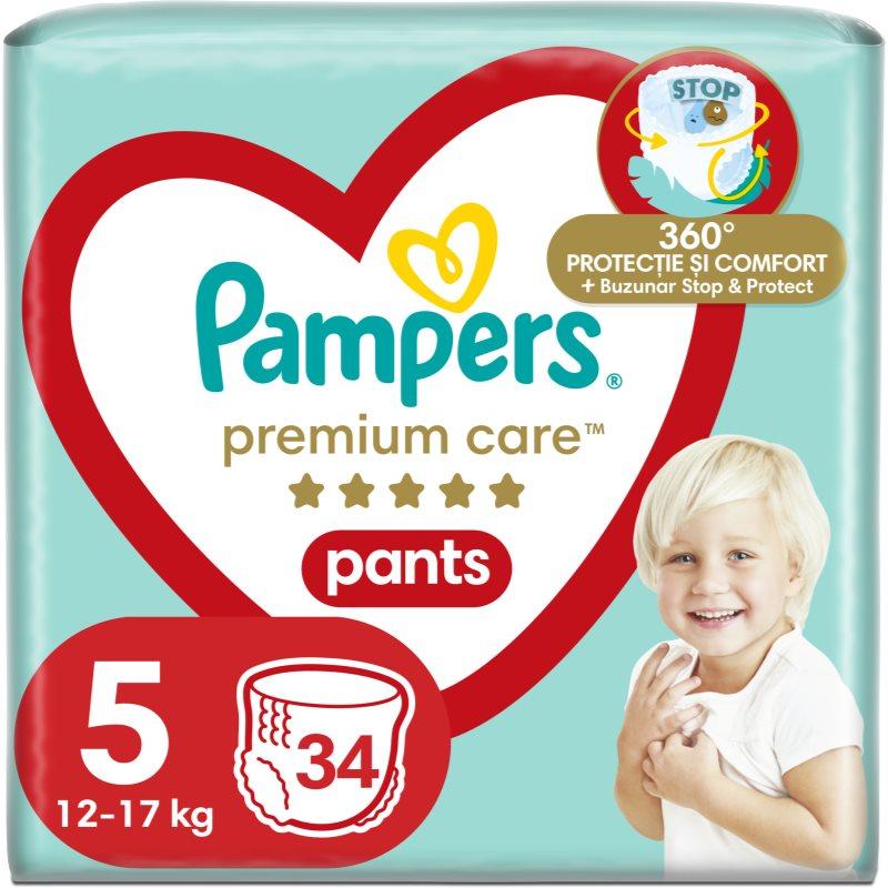 Pampers Premium Care Pants Size 5 jednorázové plenkové kalhotky 12-17 kg 34 ks