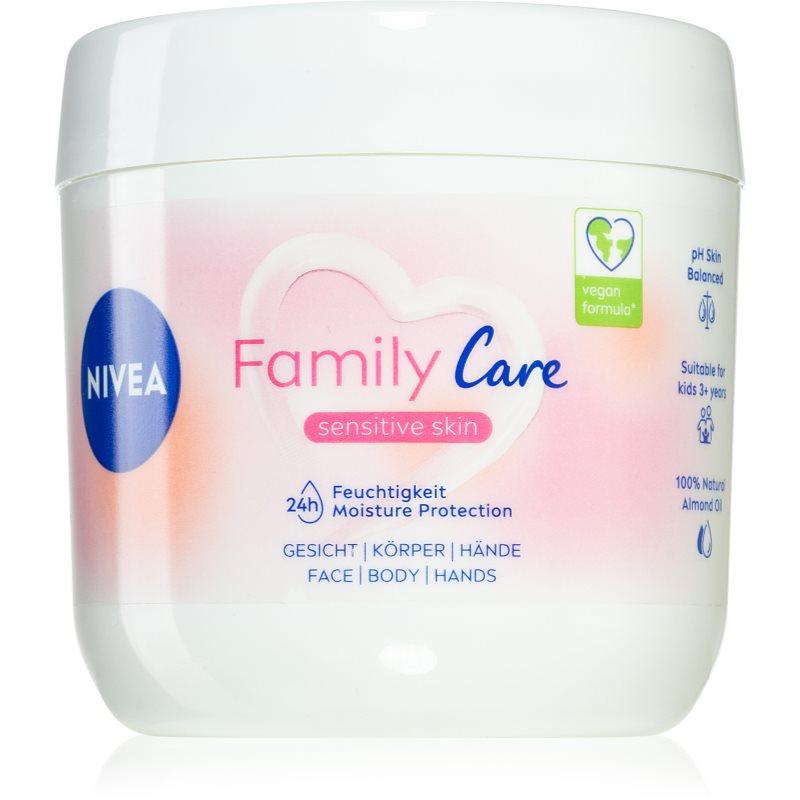 NIVEA Family Care lehký hydratační krém na tvář, ruce a tělo 450 ml