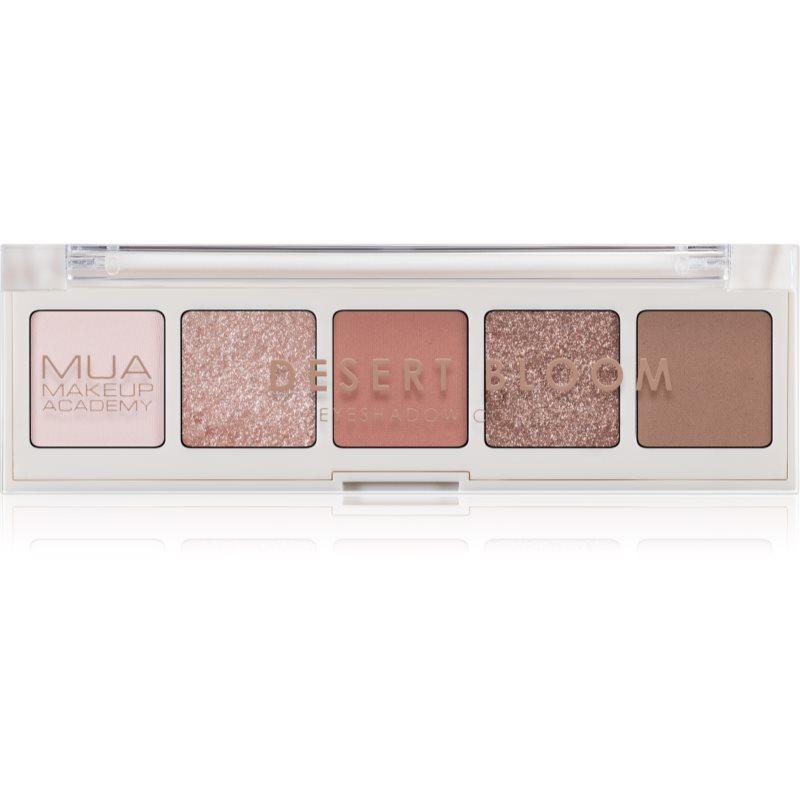 MUA Makeup Academy Professional 5 Shade Palette paletka očních stínů odstín Desert Bloom 3,8 g