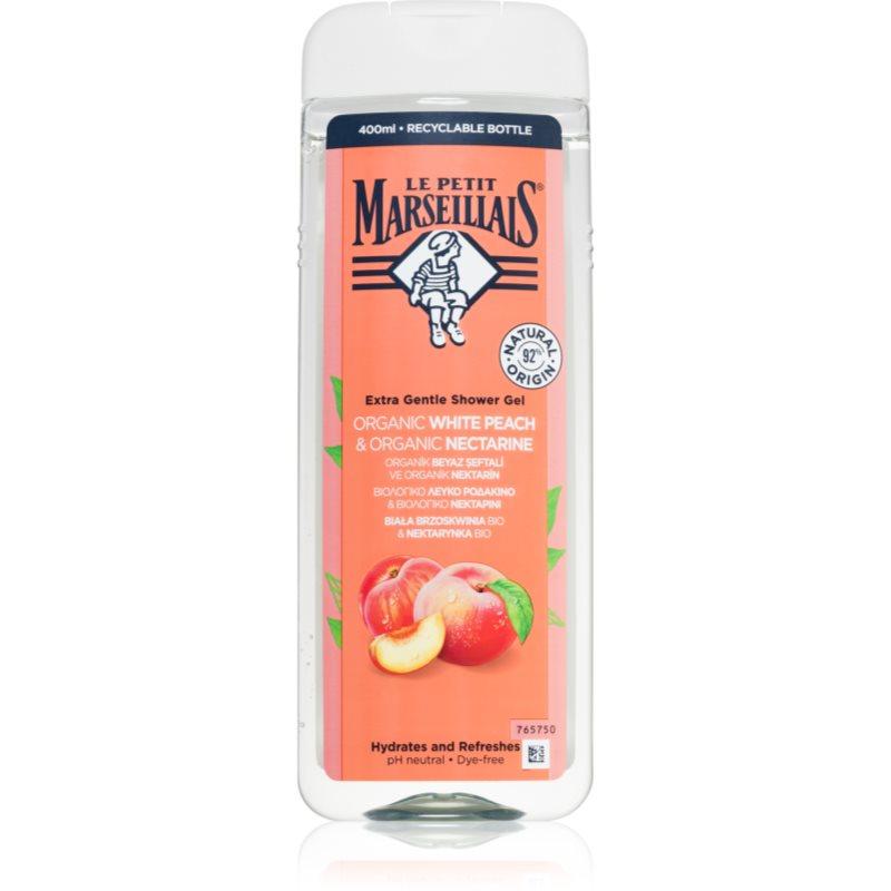 Le Petit Marseillais White Peach BIO & Nectarine BIO Bio jemný sprchový gel 400 ml