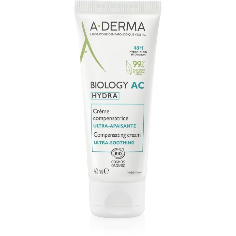 A-Derma Biology AC Hydra hydratační a zklidňující krém s 48hodinovým účinkem 40 ml