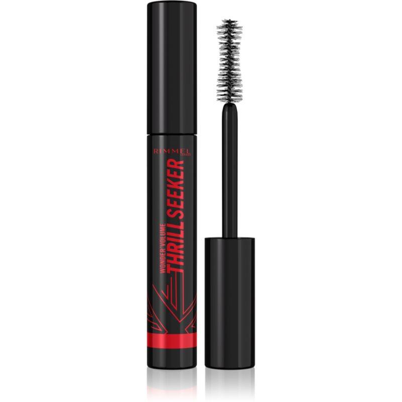 Rimmel WonderVolume Thrill Seeker dlouhotrvající řasenka pro objem odstín Pitch Black 8 ml