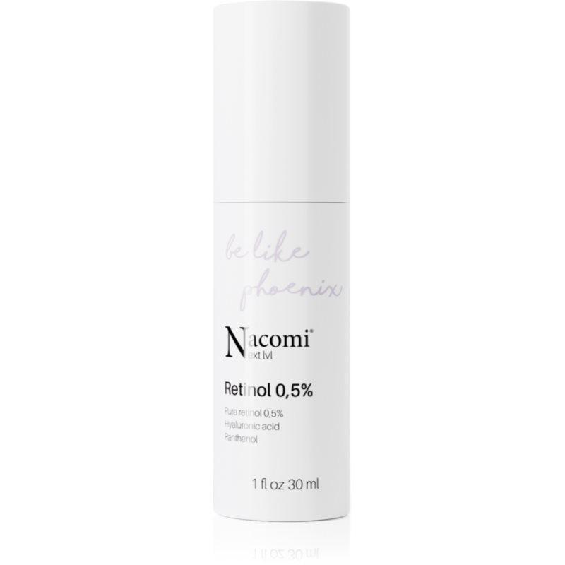 Nacomi Next Level Be Like Phoenix noční sérum proti vráskám Retinol 0,5% 30 ml