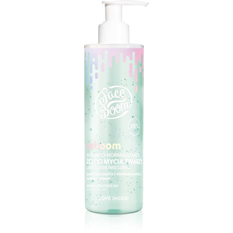 BodyBoom FaceBoom Seboom matující čisticí gel pro smíšenou až mastnou pokožku 200 ml