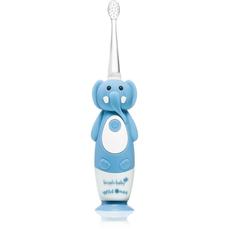 Brush Baby WildOnes WildOne elektrický zubní kartáček + 2 náhradní hlavice pro děti Elephant 1 ks