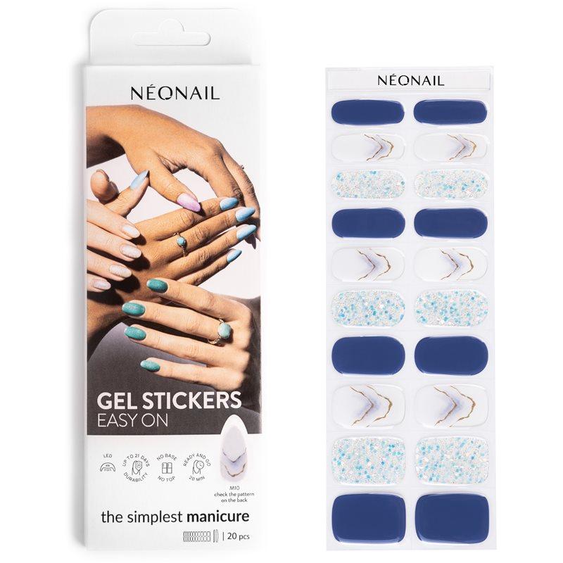 NEONAIL Easy On Gel Stickers nálepky na nehty odstín M10 20 ks