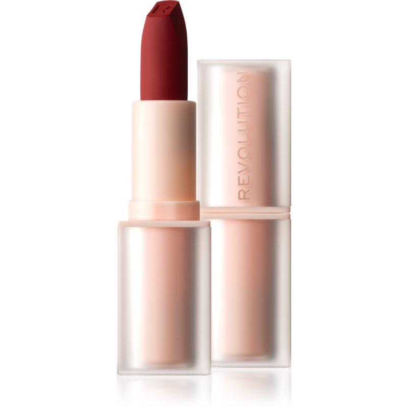 Makeup Revolution Lip Allure Soft Satin Lipstick krémová rtěnka se saténovým finišem odstín CEO Brick Red 3,2 g