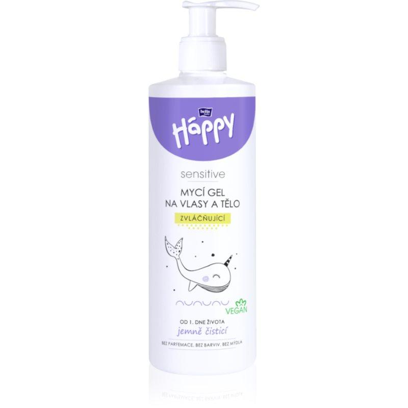 Bella Baby Happy Sensitive mycí gel na tělo a vlasy pro děti 400 ml